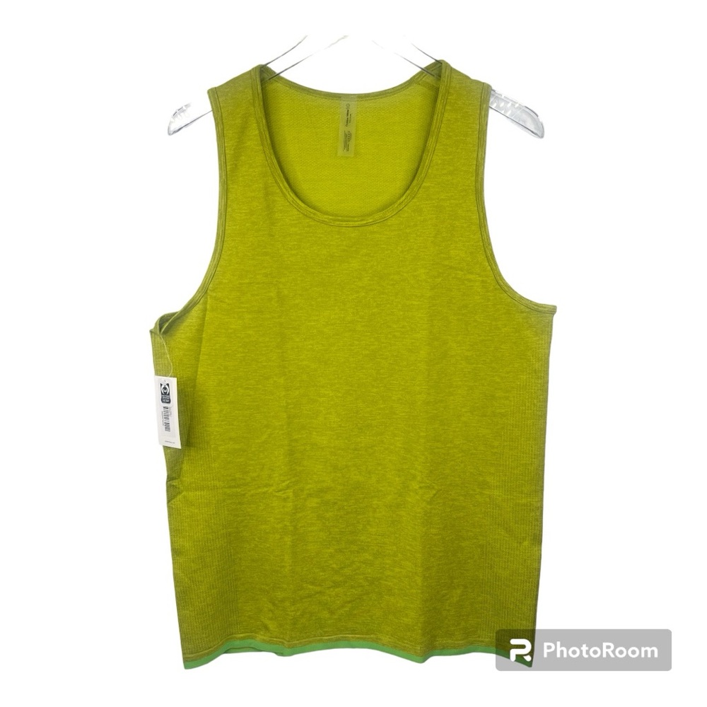 Outdoor Voices Men’s Green Apple Seamless Pique Tank Top Size Large